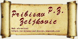 Pribisav Zeljković vizit kartica